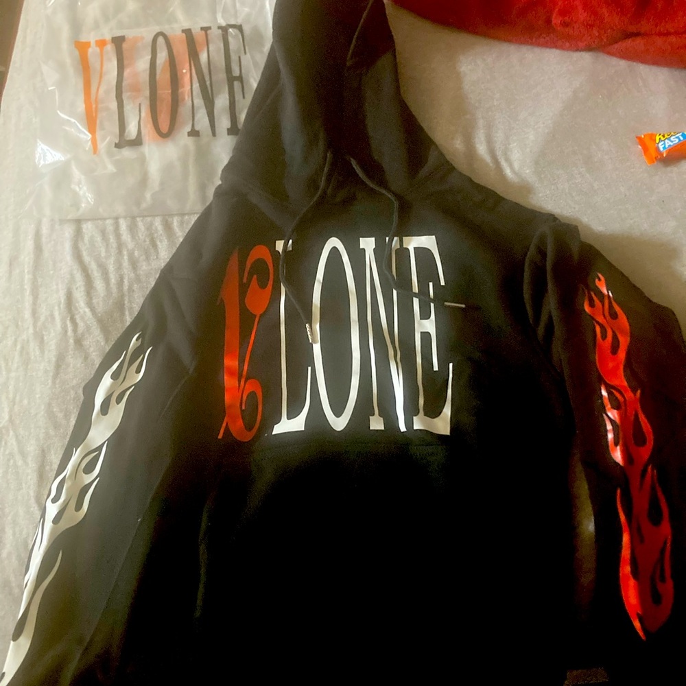 Vlone/Palm angels hoodie authentic never worn still with tag